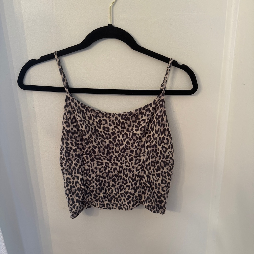 AE leopard tank top